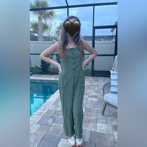 Old Navy Green Jumpsuit-NWT